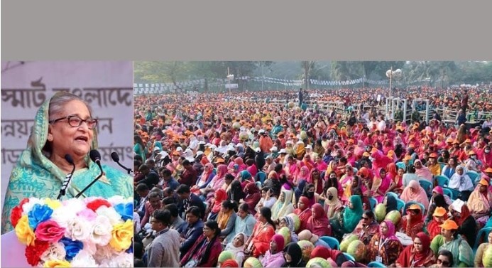 উন্নয়নের ধারা অব্যাহত রাখতে নতুন ও তরুণ ভোটারদের নৌকায় ভোট দেওয়ার আহ্বান প্রধানমন্ত্রীর