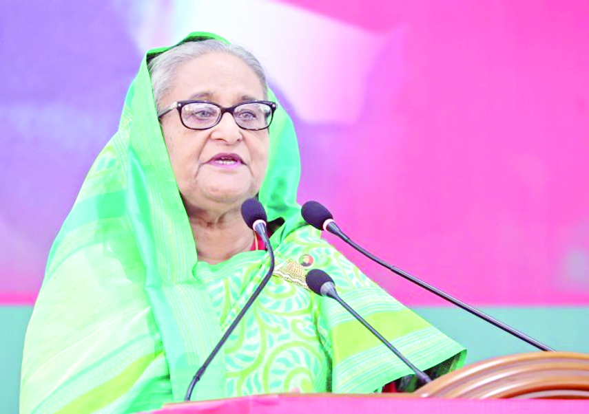 ১৯৭৫ সালের পর বঙ্গবন্ধুর স্বাধীনতা ঘোষণার ইতিহাস বিকৃত করা হয়েছে : প্রধানমন্ত্রী