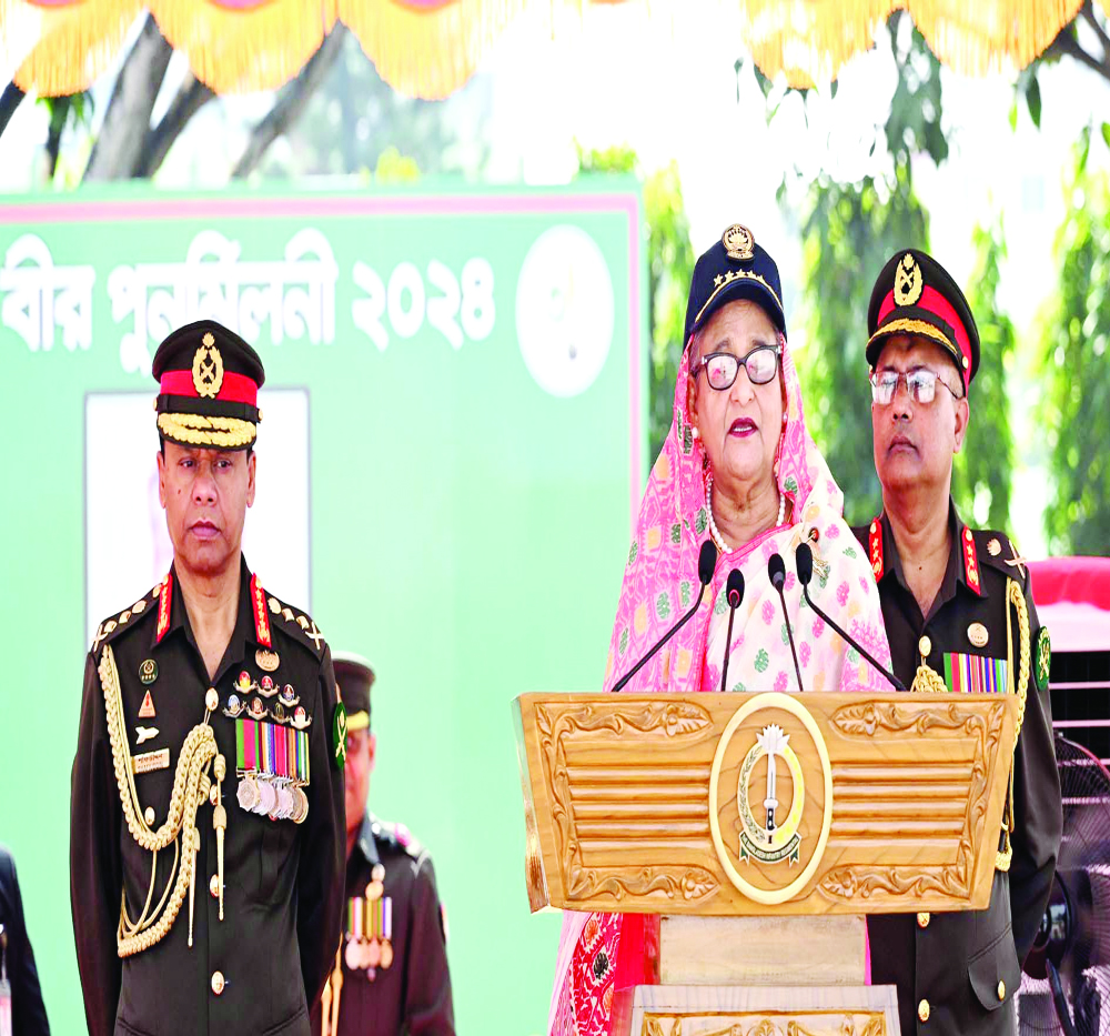 জাতীয় কার্যক্রমে সেনাদের অবদান অনস্বীকার্য: প্রধানমন্ত্রী
