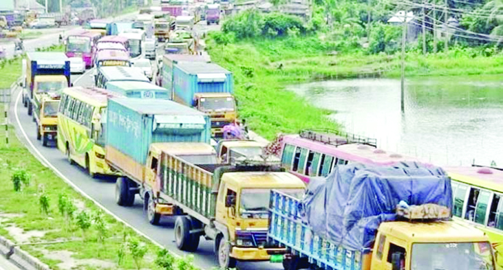 ঈদযাত্রায় মহাসড়কে ভোগান্তির শঙ্কা