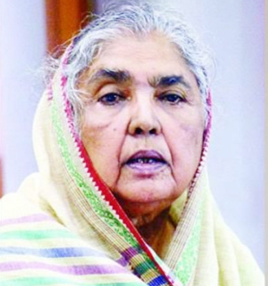 জিল্লুর রহমান ছিলেন মাটি ও মানুষের নেতা : মতিয়া চৌধুরী