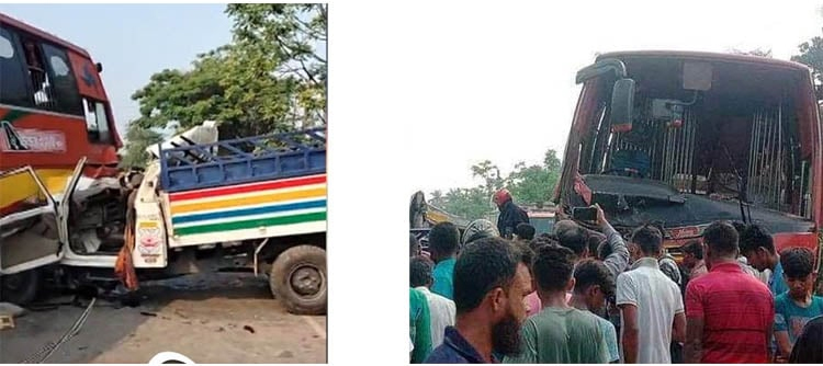 ফরিদপুরে বাস-পিকআপ ভ্যান সংঘর্ষে নিহত ১৩