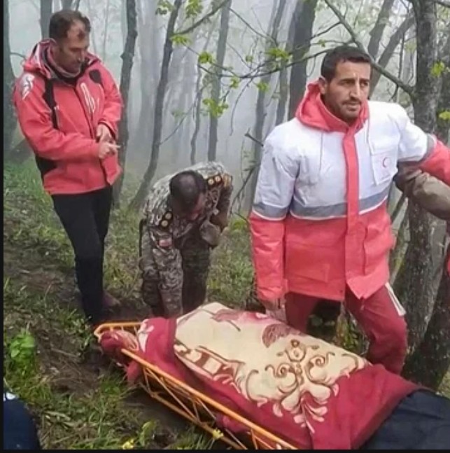 হেলিকপ্টার বিধ্বস্তে নিহত ইরানের প্রেসিডেন্টসহ সবার মরদেহ উদ্ধার