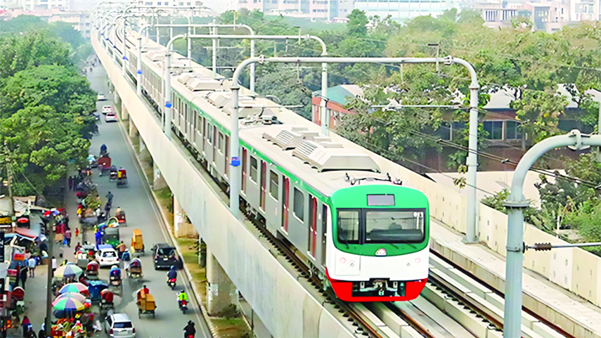 ১৯ জুন থেকে নতুন সূচিতে চলবে মেট্রোরেল