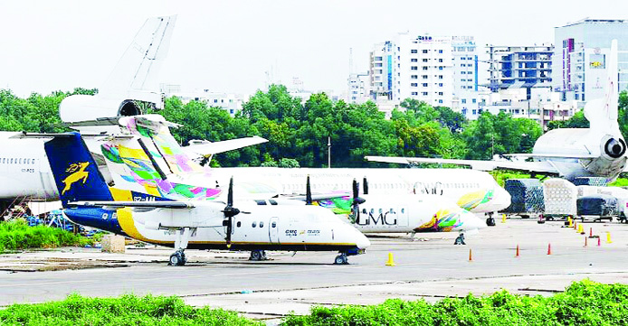 হযরত শাহজালাল বিমানবন্দরে পরিত্যক্ত বিমান বাজেয়াপ্ত করে নিলামের উদ্যোগ