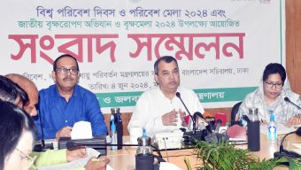 পরিবেশ দিবসে বৃক্ষরোপণ কর্মসূচি ও বৃক্ষমেলার উদ্বোধন করবেন প্রধানমন্ত্রী : পরিবেশমন্ত্রী