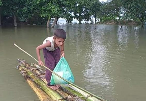 সিলেটে বন্যা পরিস্থিতির কিছুটা উন্নতি