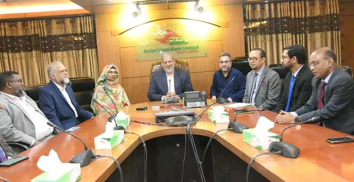 সোশ্যাল ইসলামী ব্যাংকের নবগঠিত পর্ষদের সাথে নির্বাহীদের মত বিনিময় সভা অনুষ্ঠিত